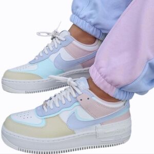 Nike Air Force 1 Women's Size 6 Shadow "Pastel" sneaker Color Code: CI0919-106